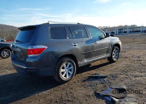 2011 Toyota Highlander Limited V6 from USA, damaged, VIN 5TDDK3EH4BS077692